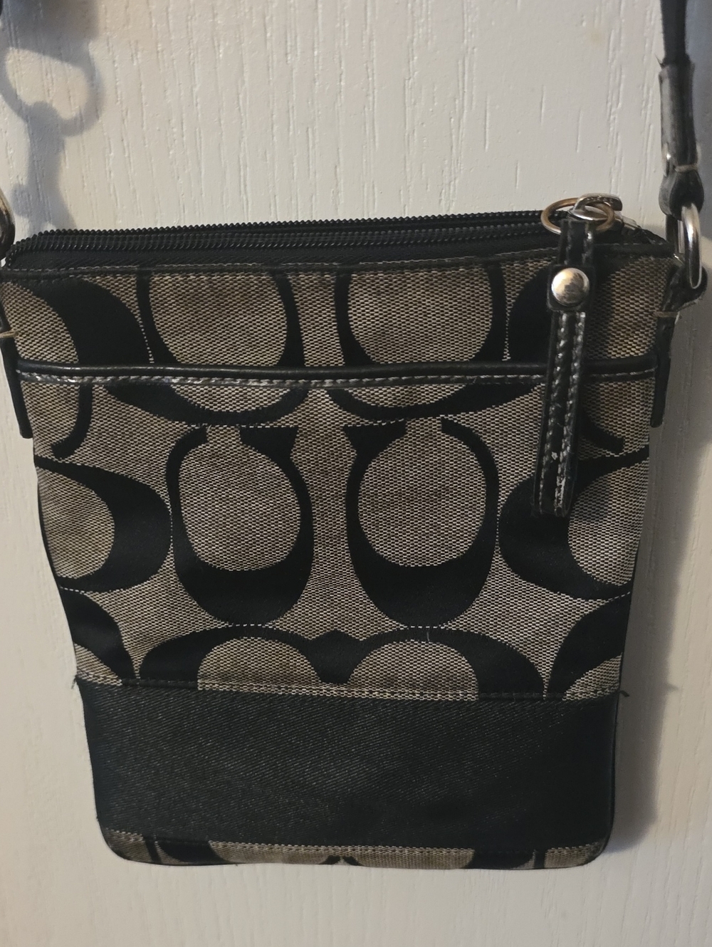 Coach Black and Gray Crossbody Shoulder Bag - Women's Bag - Picture 2 of 4